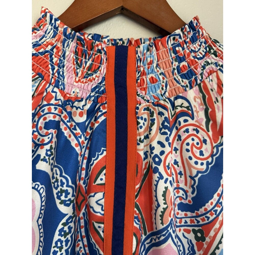 THML Printed Top Smock Neck Long Sleeves Size L - Picture 2 of 4